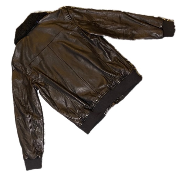 NWT Kenneth Cole Leather Jacket - Picture 4 of 4